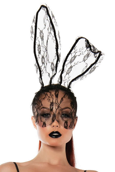 Hop On Lace Bunny Mask