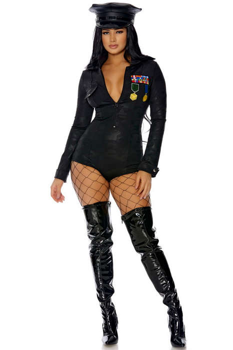 Salute Sexy Officer Halloween Costume
