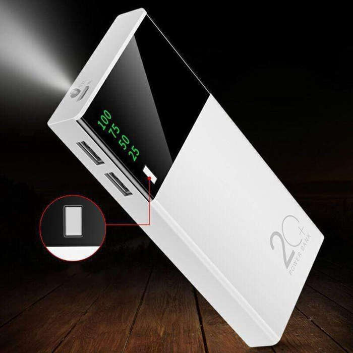 Power Bank 28600mAh Smart Powerbank with LED Flash Light