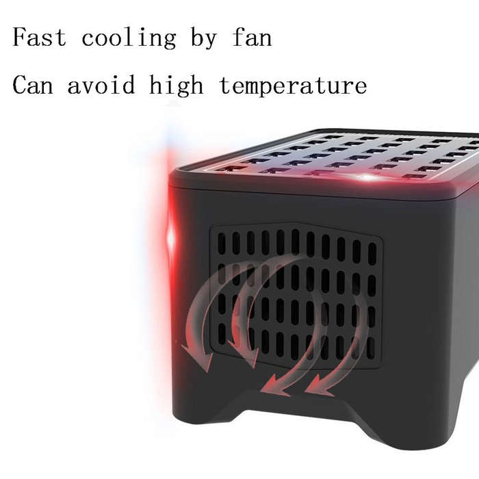 150W 25 USB Ports Fast Charger Station Smart Charger