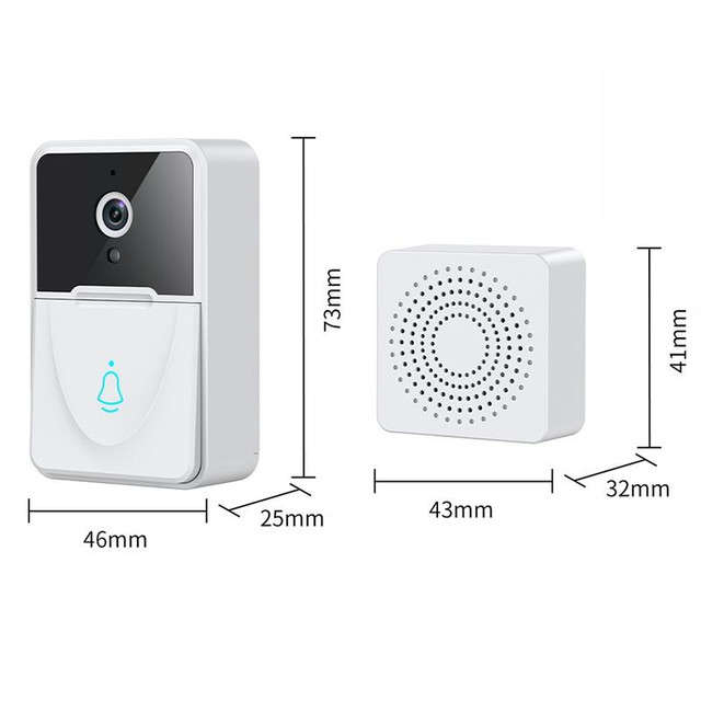 Wireless Smart WiFi Door Bell WiFi Video Camera Music Ring Doorbell - Intelligent DoorBell