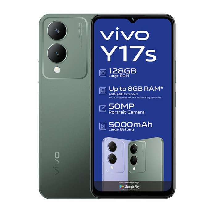 VIVO Y17s 128GB (Dual SIM) + FREE 10000mAh Power Bank