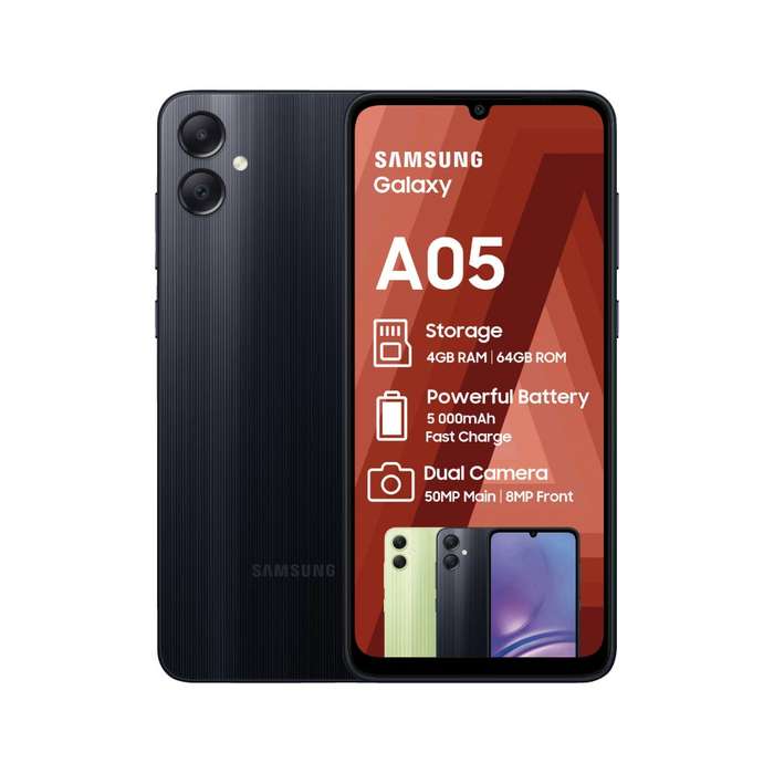 SAMSUNG Galaxy A05 (Dual SIM) - Vodacom Network Locked