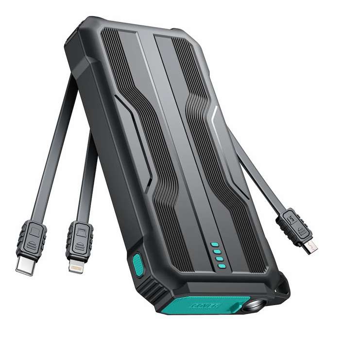 JOYROOM JR-L016 10000mAh 2.4A Power Bank with Three Cables