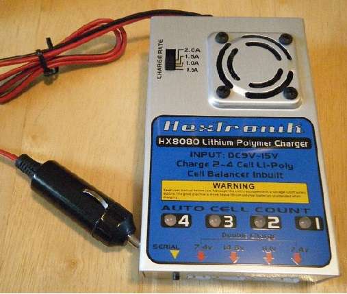 HX8080 HexTronik Balancer/Charger Dual Charge Capable