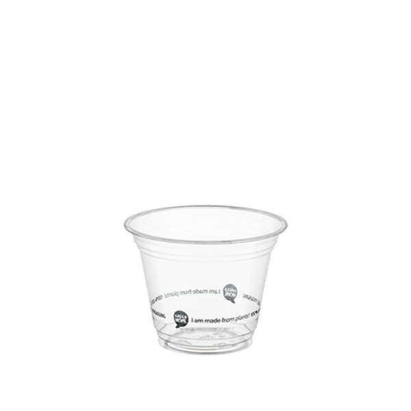 Clear Compostable PLA Cup 265ml - Pack of 50
