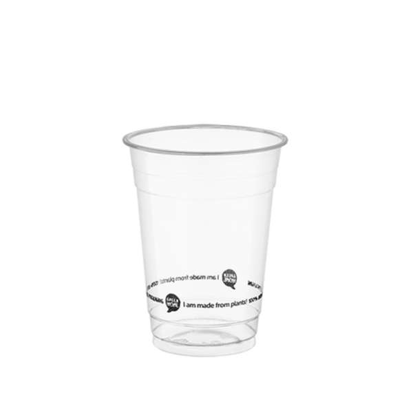 Clear Compostable PLA Cup 500ml - Pack of 50