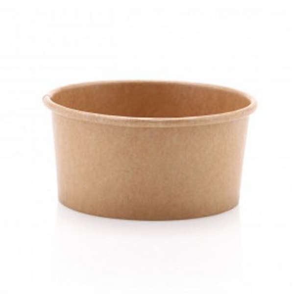 Rustic Kraft Ice Cream Tub - Pack of 50 - 180ml