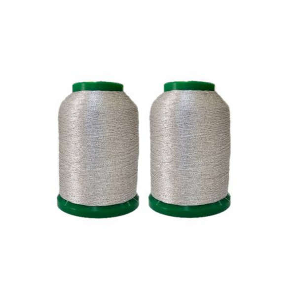 Gold/Silver Embroidery Cotton- Isacord Isamet Code-0501( 2 Pack)