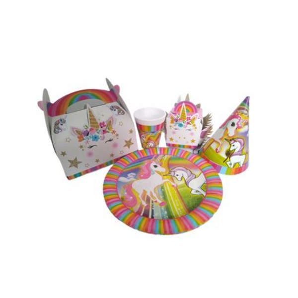 Table Decor- Pink Unicorn Birthday Party- 10 Pack Each