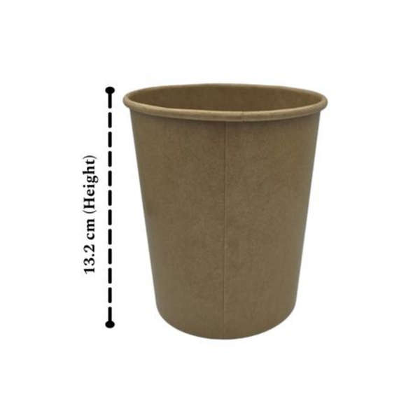 Rustic Kraft Ice Cream Tub - Pack of 50 - 1000ml