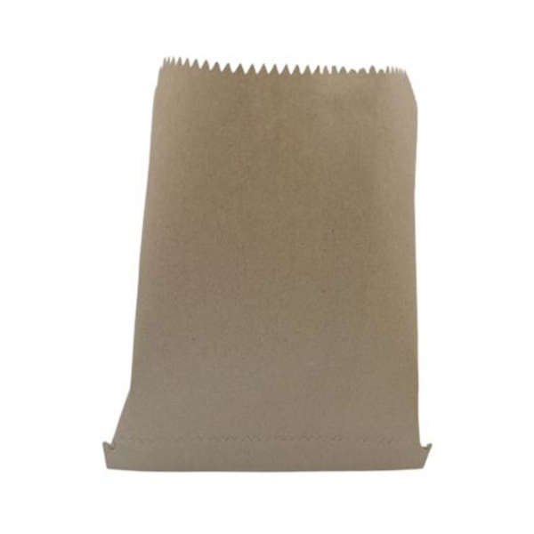 Grease Proof Kraft Flat Bag - 18.5cm x 16.6cm - Pack of 100