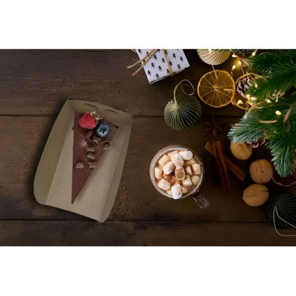 Kraft Cake Scoop Server- 23.5cm x 22cm- Pack of 50