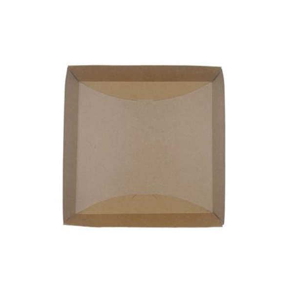 Kraft Square Plate- Pack Of 25