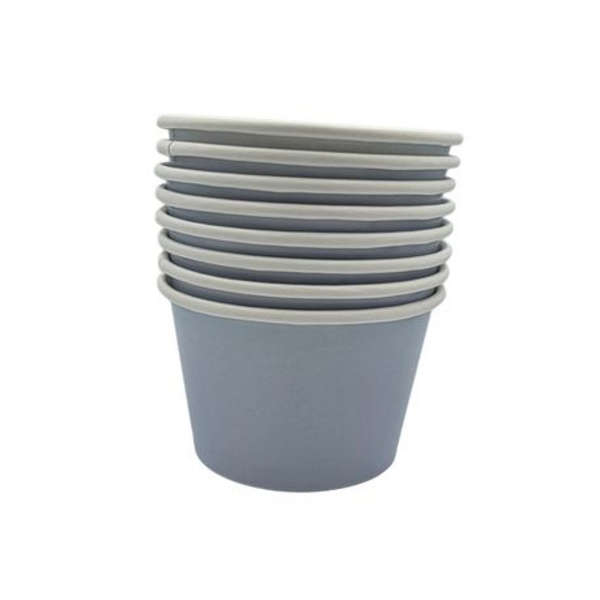 Grey Ice Cream Tub 250ml - Pack of 50