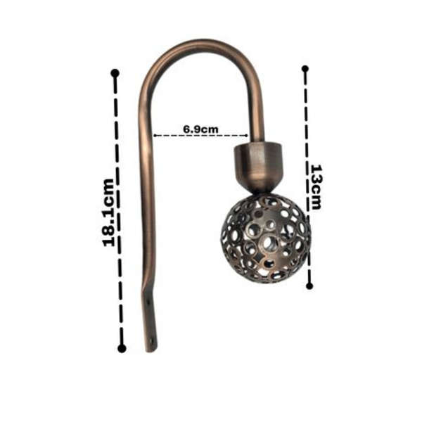 Curtain Holdback - Bronze x 2 Pieces