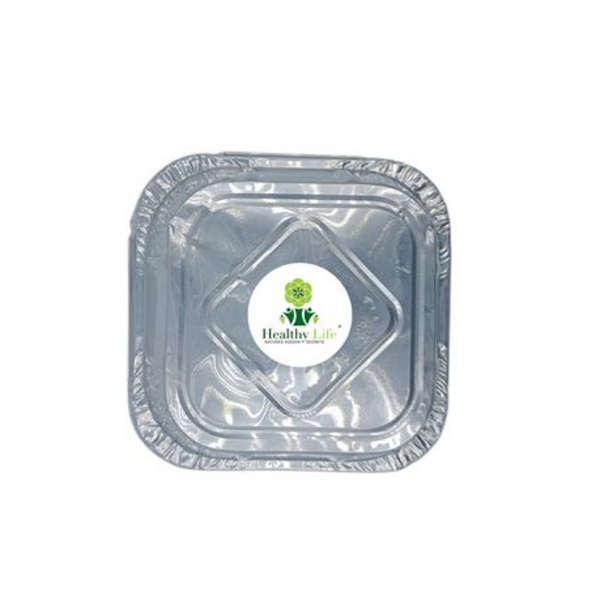 Foil Container with Clear Lid 500ml- Pack of 50
