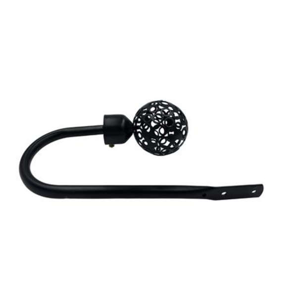 Curtain Holdback - Black x 2 Pieces