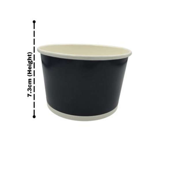 Noodle / Soup Tubs- Black -500ml- Pack of 50