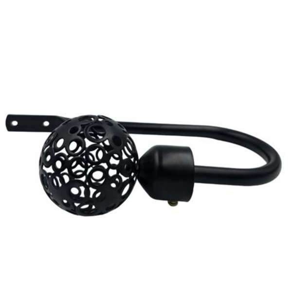 Curtain Holdback - Black x 2 Pieces
