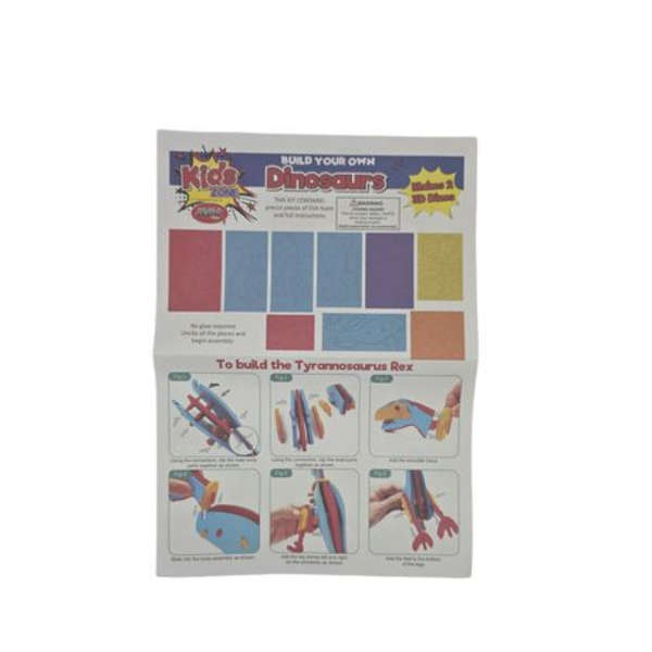 Build Your Own 3D Dinosaur Pack of Two In One