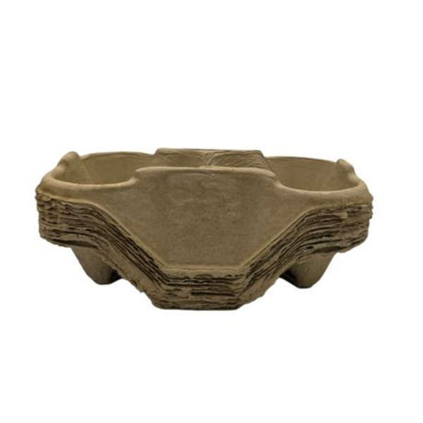 Recycled Paper 2 Compartment Cup Holder - Pack Of 50