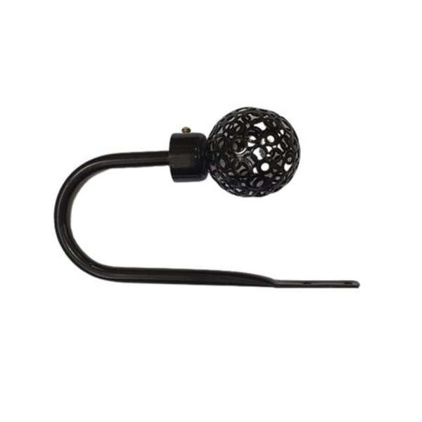 Curtain Holdback - Black x 2 Pieces