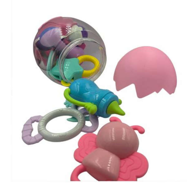 12 Piece Baby Rattle Teething Toys
