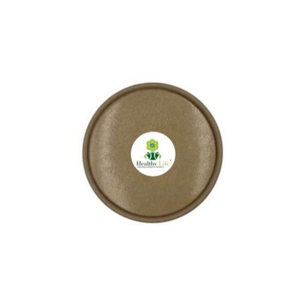 Rustic Kraft Ice Cream Tub Multi-fit Lid - Pack of 50