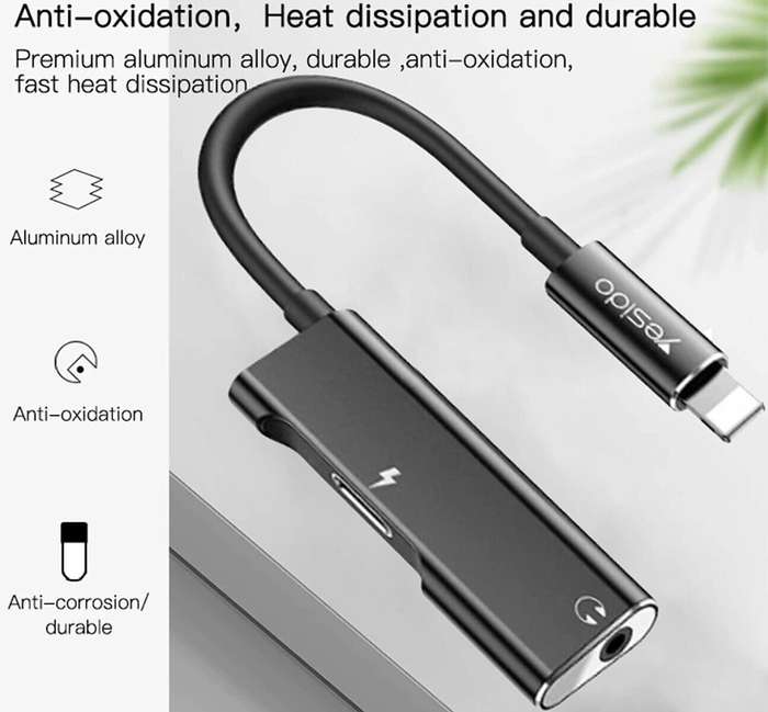 2-in-1 Charging and Music Converter Audio Aux Adapter - YAU11