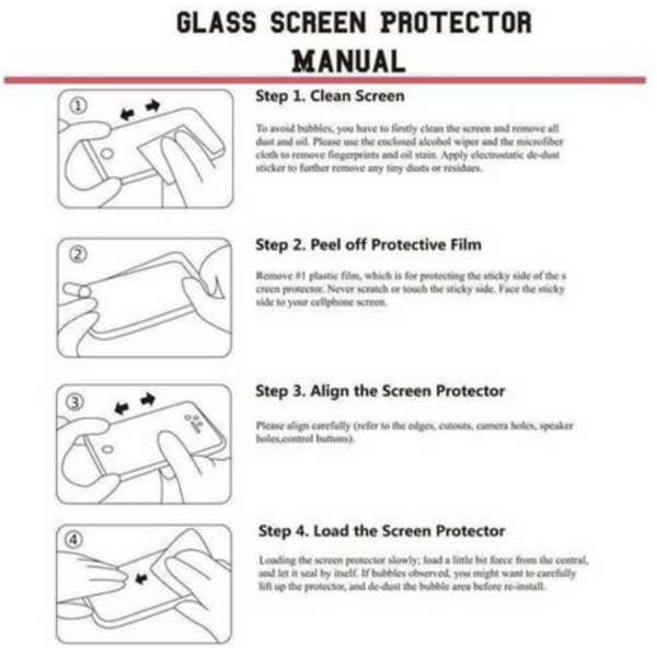 9D Tempered Glass 9H Screen Protector - iPhone 8 - Black