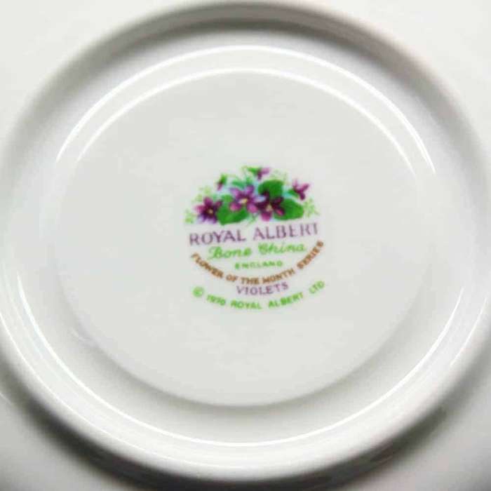Royal Albert Flowers Of The Month February Violets  Trio