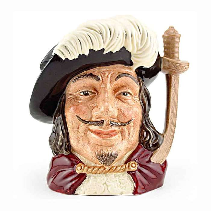 Royal Doulton Porthos Large Character Jug