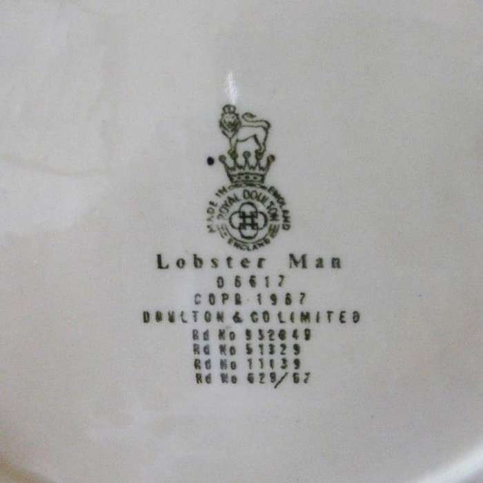 Royal Doulton Lobster Man Large Character Jug