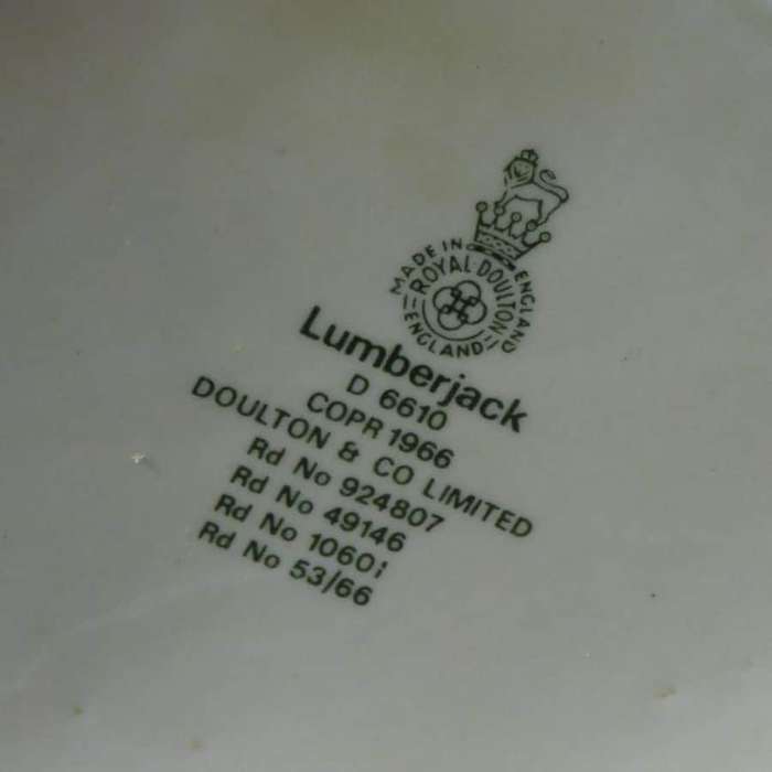 Royal Doulton Lumberjack Large Character Jug
