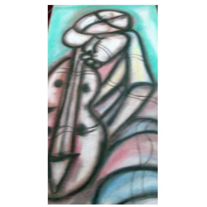 Sipho Mwemwe Abstract Mixed Media