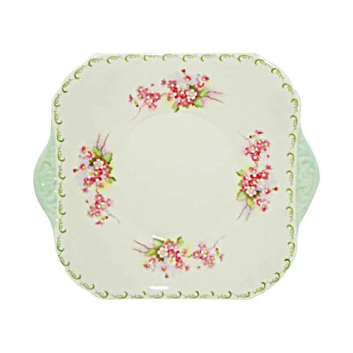 Shelley Blossom Pattern Cake Plate