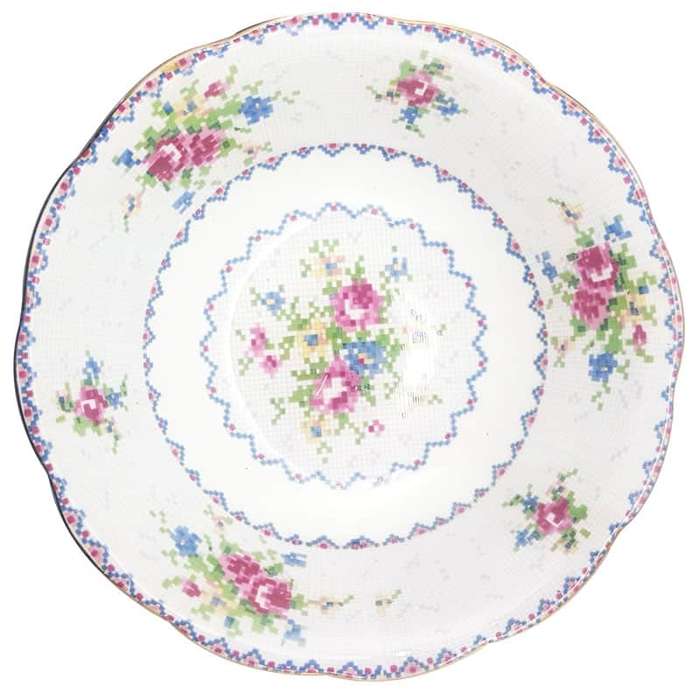 Royal Albert Petit Point Salad Bowl