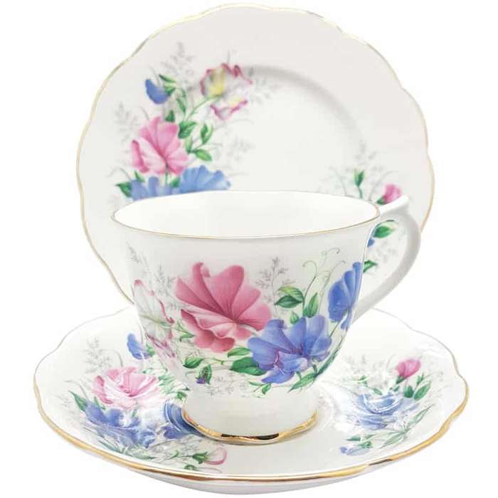 Royal Albert Sweet Pea Friendship 21 Piece Tea Service