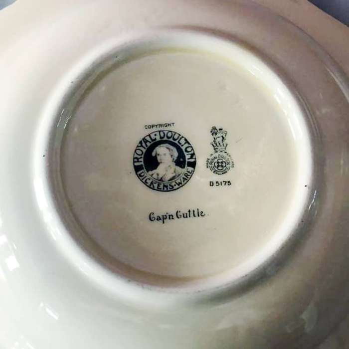 Royal Doulton Captain Cuttle  Dickensware Bowl D5175