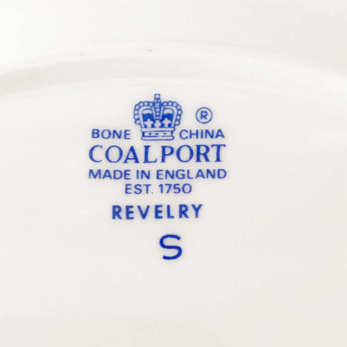 Coalport Revelry Blue Soup Coupe