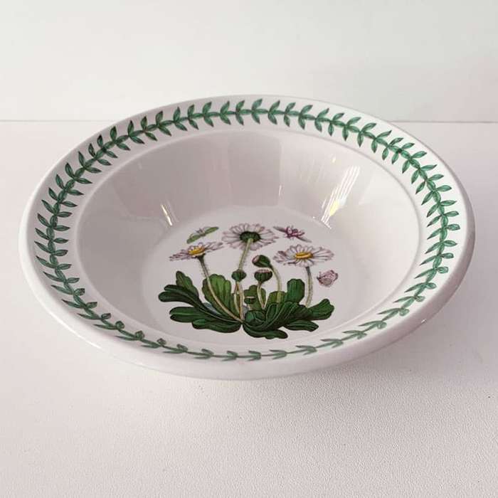 Portmeirion Botanic Garden Lipped Dessert Bowl Daisy