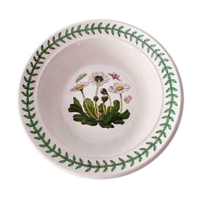 Portmeirion Botanic Garden Lipped Dessert Bowl Daisy