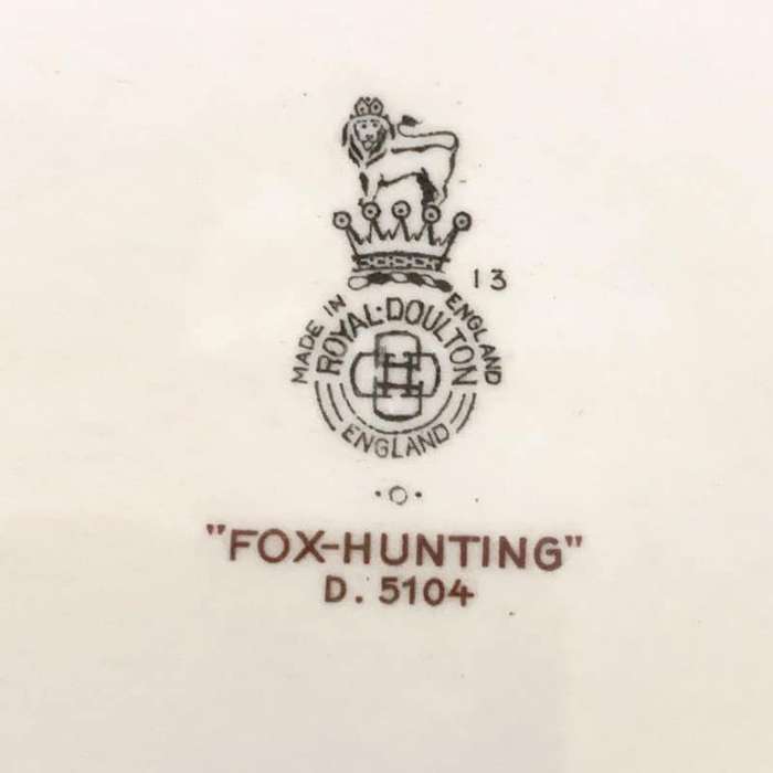 Royal Doulton Fox Hunting  Plate D5104