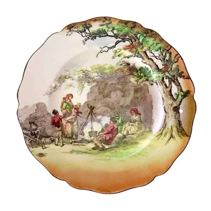 Royal Doulton  Old English Scenes The Gypsy Plate