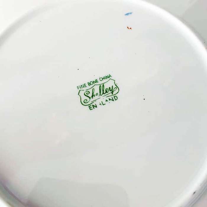 Shelley Begonia Pattern Cake Plate