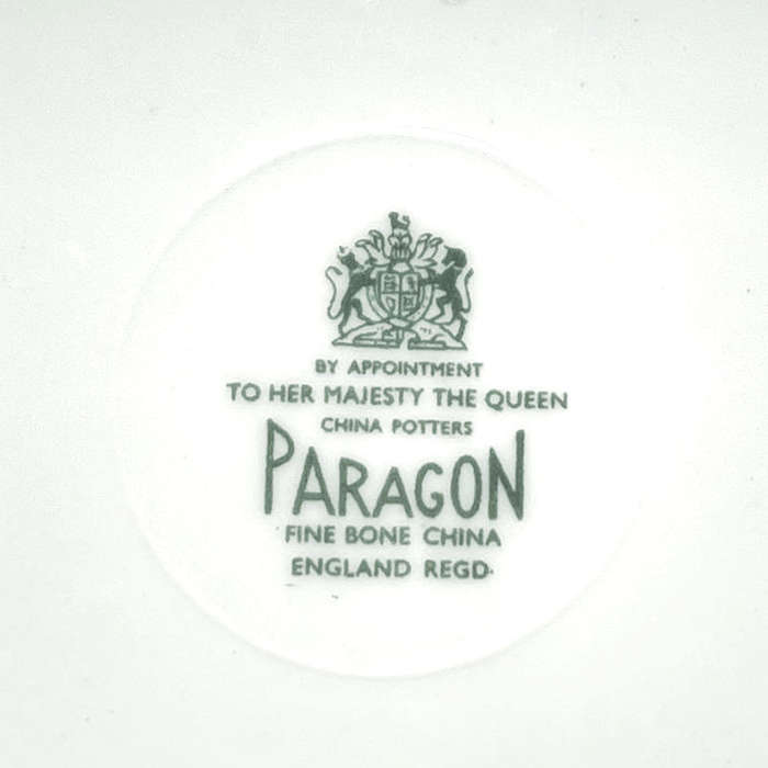 Paragon Gilded Fruit Scene Rack Plate