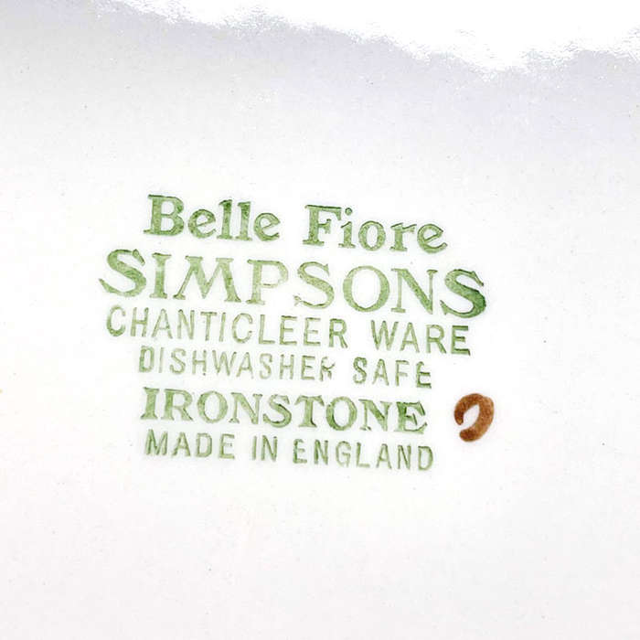 Belle Fiore Cereal Bowl Simpsons