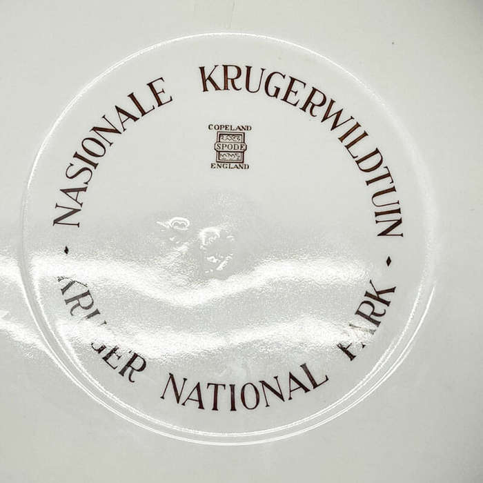 Rare Copeland Spode Kruger National Park Lioness With Cubs Plate