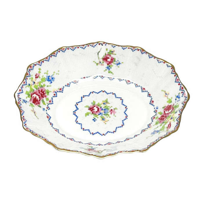 Royal Albert Petit Point Fluted Bon Bon